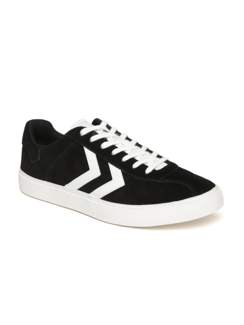 

hummel Unisex Black Diamant Suede Sneakers