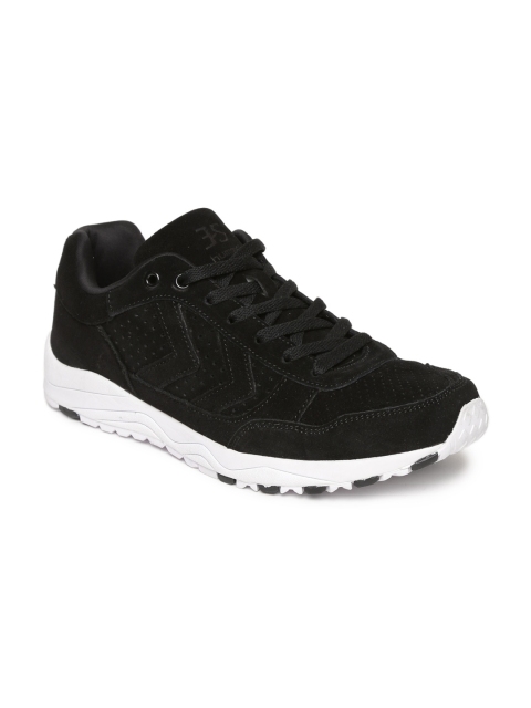 

hummel Unisex Black 3S Suede Sneakers