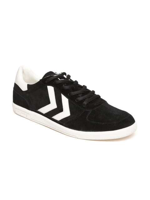 

hummel Unisex Black Victory Suede Sneakers