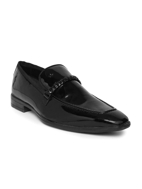 

Arrow Men Black Marison Leather Semiformal Slip-Ons