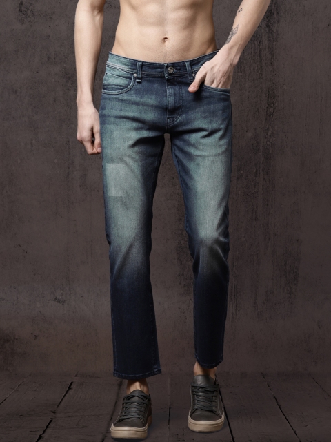 

Roadster Men Blue Slim Fit Mid-Rise Clean Look Ankle-Length Jeans