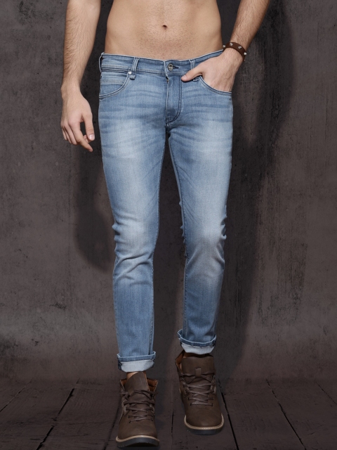 

Roadster Men Blue Skinny Fit Mid-Rise Clean Look Stretchable Jeans