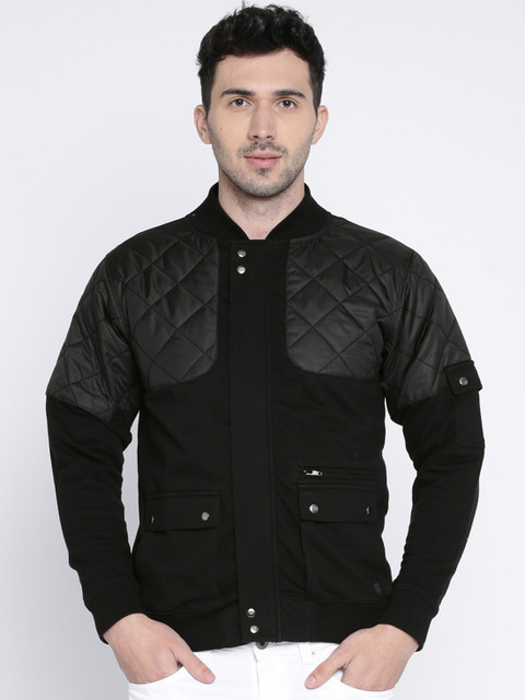 

Wrangler Men Black Solid Sweatshirt