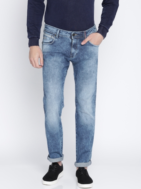 

Wrangler Men Blue Slim Fit Low-Rise Clean Look Stretchable Jeans