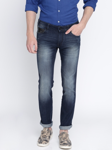 

Wrangler Men Blue Slim Fit Low-Rise Clean Look Stretchable Jeans