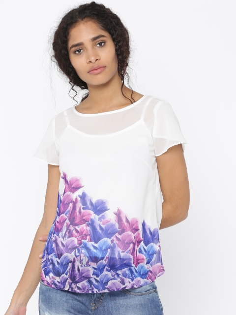 

Jealous 21 Women White Printed Top