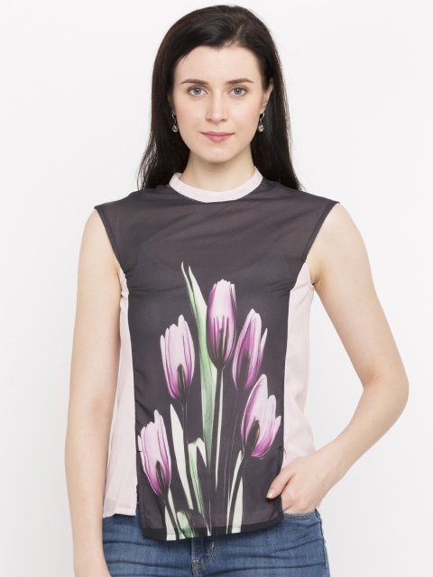

Jealous 21 Women Purple Printed Top