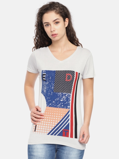 

Jealous 21 Women Grey Printed Top
