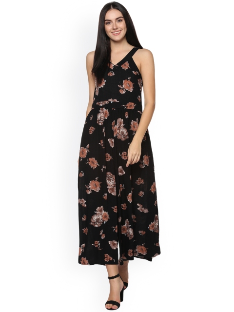 

Abiti Bella Women Black Floral Print Jumpsuit