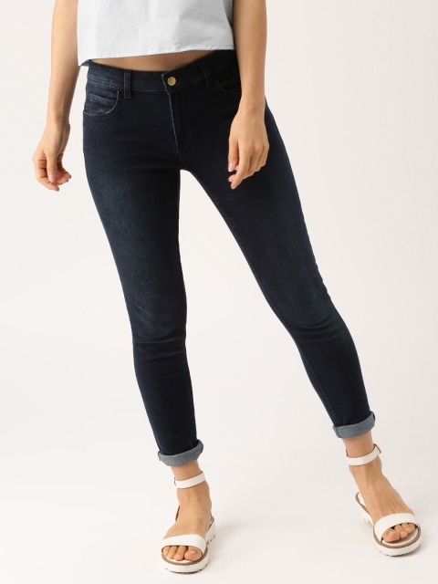 

DressBerry Women Blue Skinny Fit Mid-Rise Clean Look Stretchable Jeans