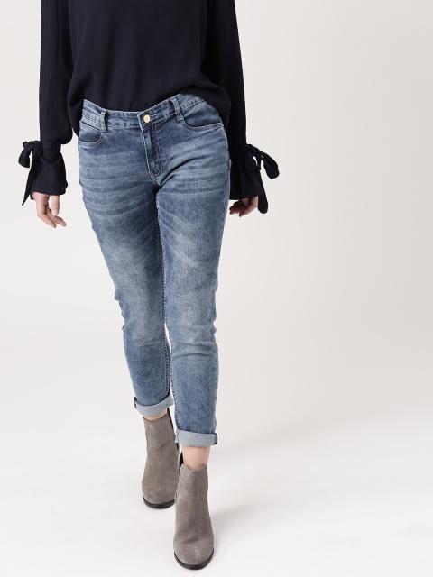 

DressBerry Women Blue Skinny Fit Mid-Rise Clean Look Stretchable Jeans