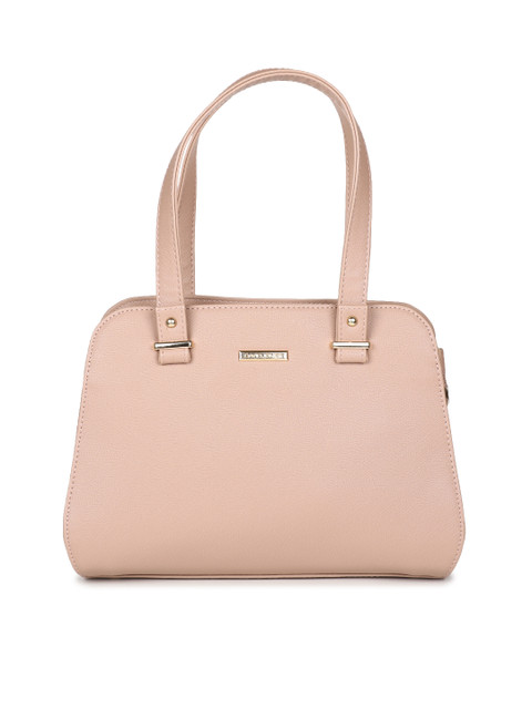 

David Jones Pink Solid Shoulder Bag