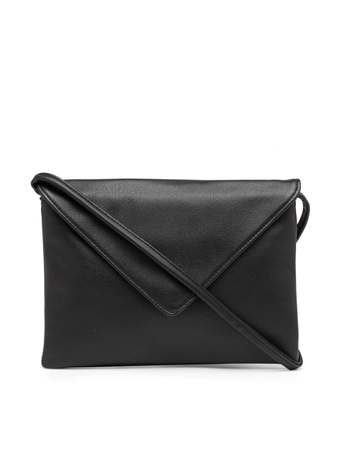 

FOREVER 21 Black Solid Sling Bag