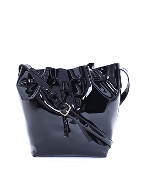

FOREVER 21 Black Solid Sling Bag