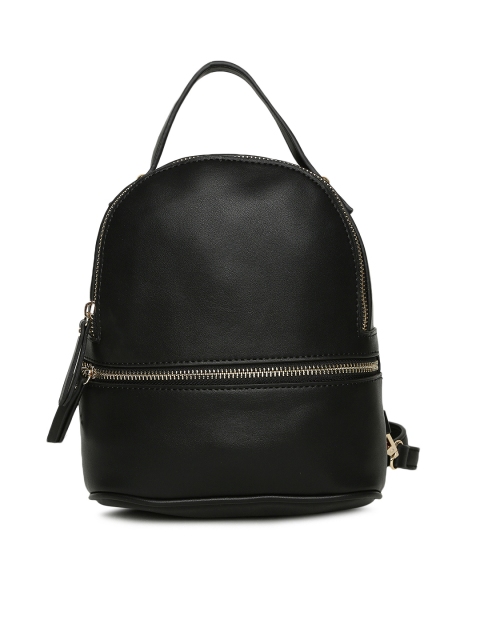 

FOREVER 21 Women Black Solid Backpack