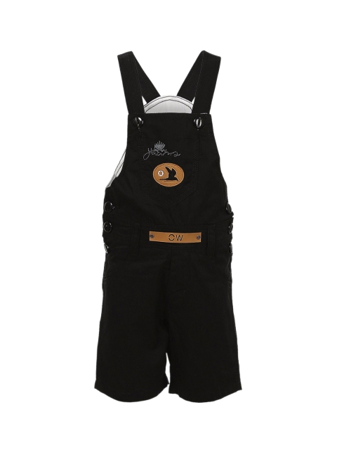

FirstClap Kids Black Dungarees