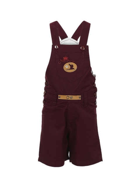 

FirstClap Kids Maroon Dungarees