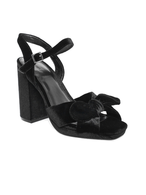 

FOREVER 21 Women Black Solid Heels
