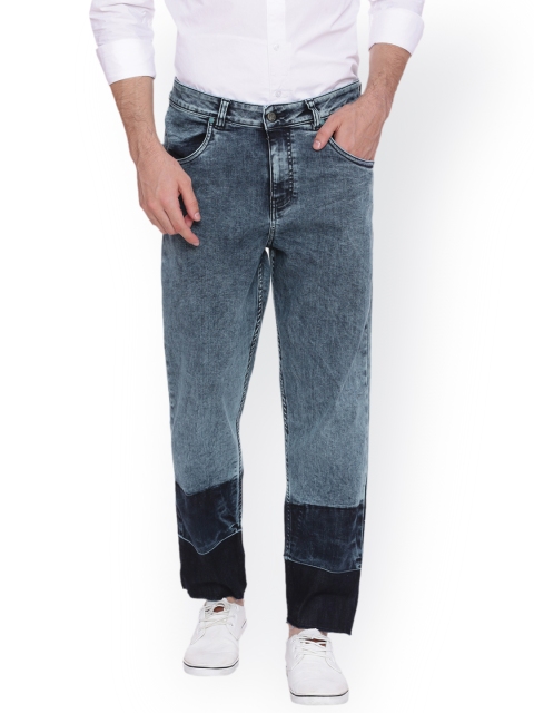 

Blue Saint Men Blue Slim Fit Mid-Rise Clean Look Jeans