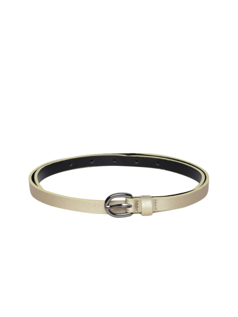 

MANGO Women Gold-Toned Solid Belt
