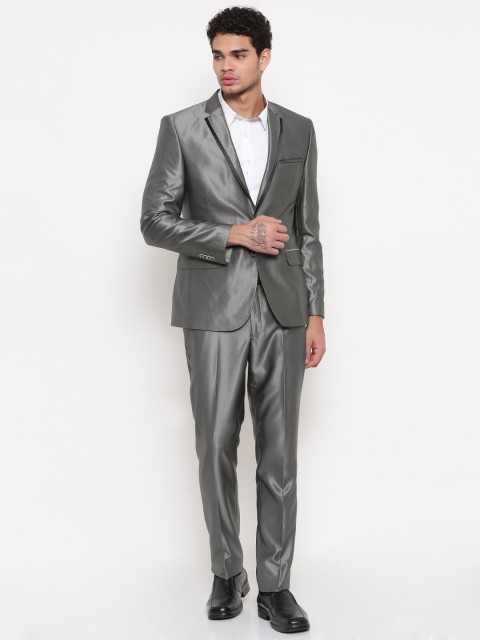 

Parx Grey Urban Fit Single-Breasted Suit