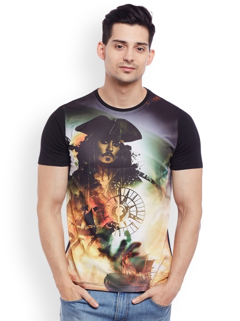 

Disney by Wear Your Mind Men Multicoloured Printed Round Neck T-shirt, Multi