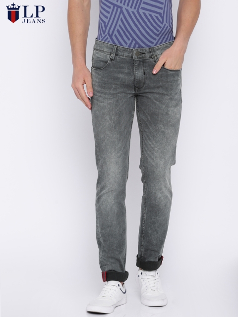 

Louis Philippe Jeans Men Grey Slim Fit Low-Rise Clean Look Stretchable Jeans