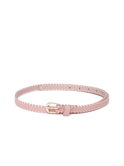 

FOREVER 21 Women Dusty Pink Solid Belt