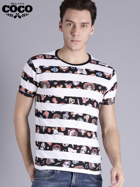 

Kook N Keech Disney Men White Printed Round Neck T-shirt