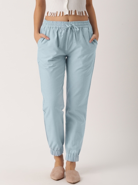 

DressBerry Women Blue Regular Fit Solid Joggers