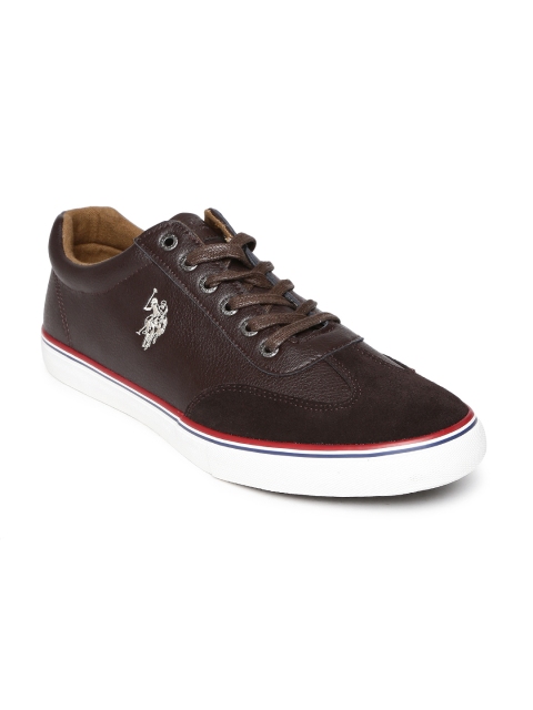 

U.S. Polo Assn. Men Brown Ollie Sneakers