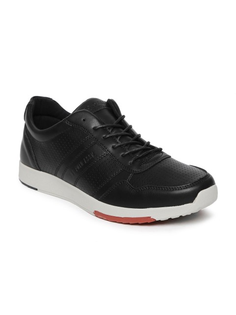 

U.S. Polo Assn. Men Black Perforated Ernest Sneakers