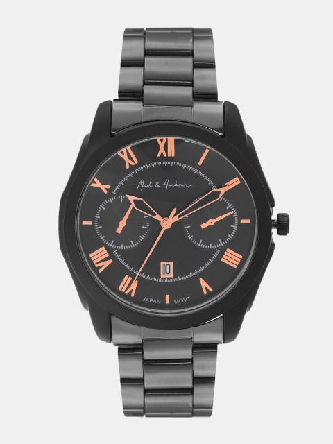 

Mast & Harbour Men Black Analogue Watch MFB-PN-SNT-C17
