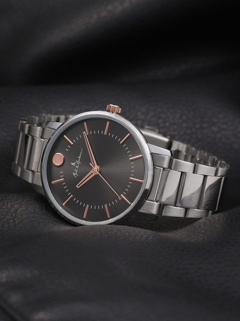 

Mast & Harbour Men Gunmetal-Toned Analogue Watch MFB-PN-WTH-8131G, Metallic