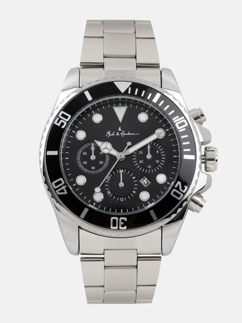 

Mast & Harbour Men Black Analogue Watch MFB-PN-WTH-9758G