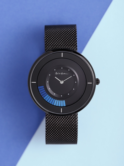

Mast & Harbour Unisex Black Analogue Watch MFB-PN-WTH-S9703G