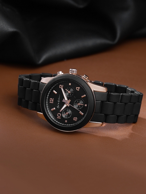

Mast & Harbour Men Black Analogue Watch MFB-PN-LW5930S