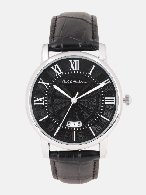 

Mast & Harbour Men Black Analogue Watch MFB-PN-LB-80089