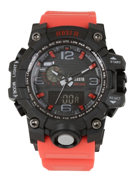 

Roadster Unisex Black Analogue and Digital Watch MFB-PN-OS-1606