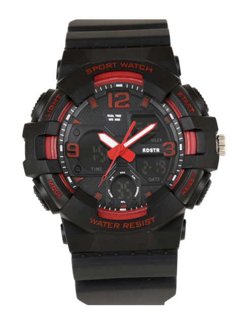 

Roadster Unisex Multifunction Analogue and Digital Watch MFB-PN-OS-1711, Black