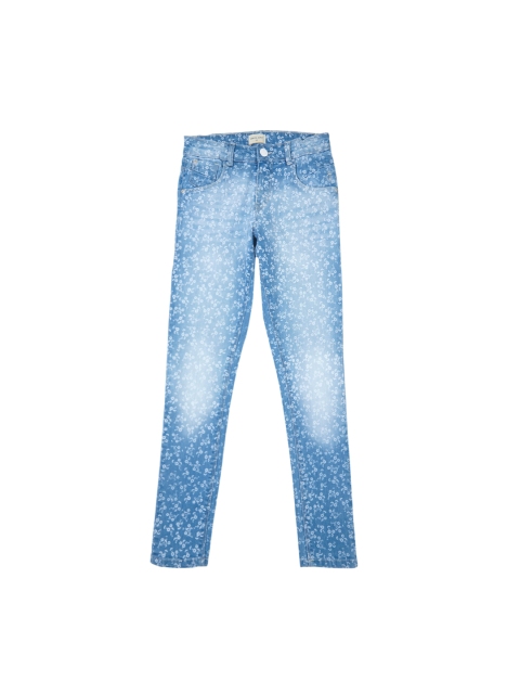 

Gini and Jony Girls Blue Regular Fit Mid-Rise Clean Look Jeans