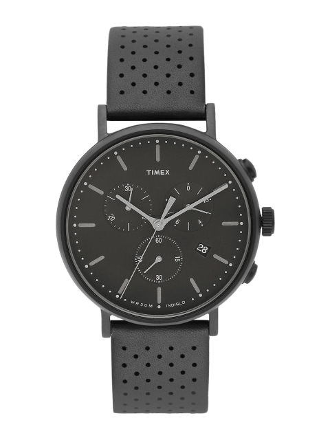 

Timex Unisex Black Analogue Watch TW2R26800