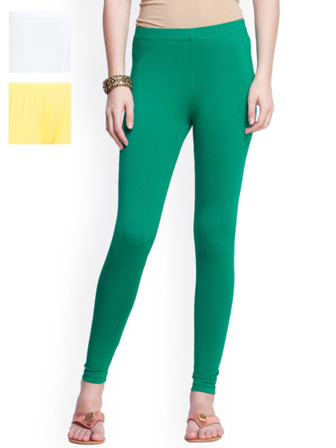 

Dollar Missy Pack of 3 Ankle-Length Leggings, White