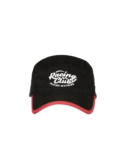 

Flying Machine Men Black Printed Baseball Cap
