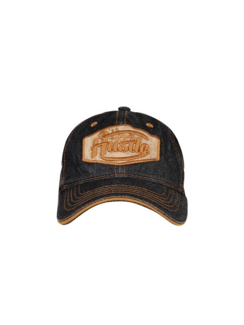 

Flying Machine Men Black Solid Baseball Cap