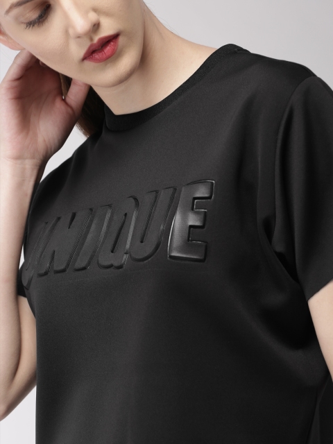 

Mast & Harbour Women Black Crop Top