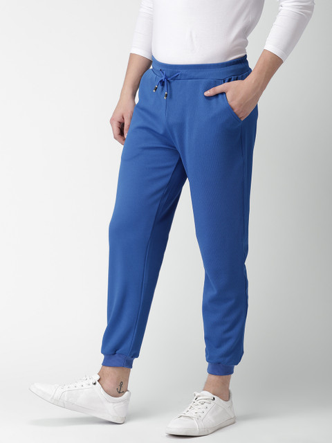 

Mast & Harbour Men Blue Regular Fit Solid Joggers