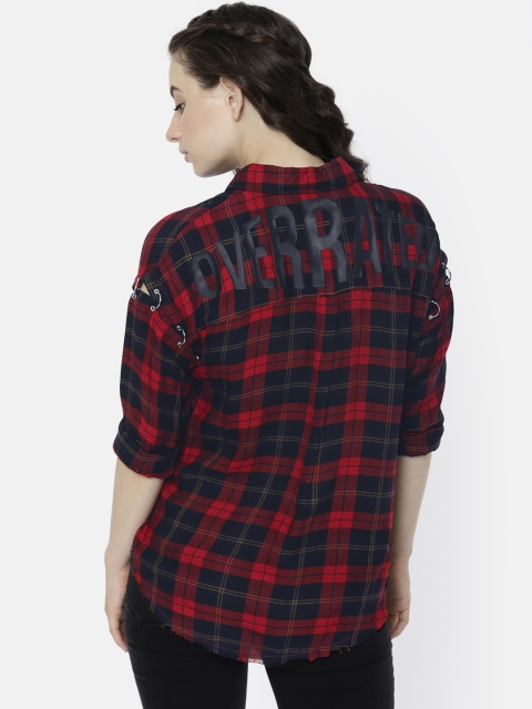 

ONLY Women Black & Red Checked Shirt