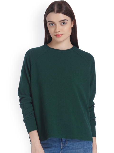 

Vero Moda Women Green Solid Top