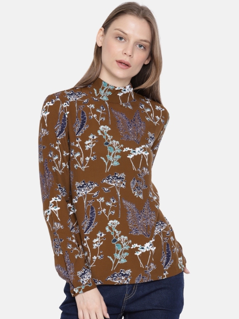 

Vero Moda Women Brown Printed Top